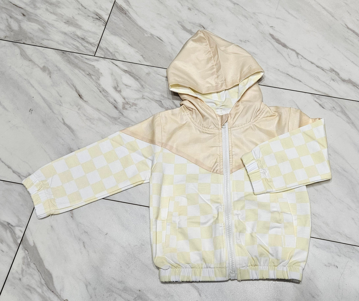 Checkered Jacket- Yellow
