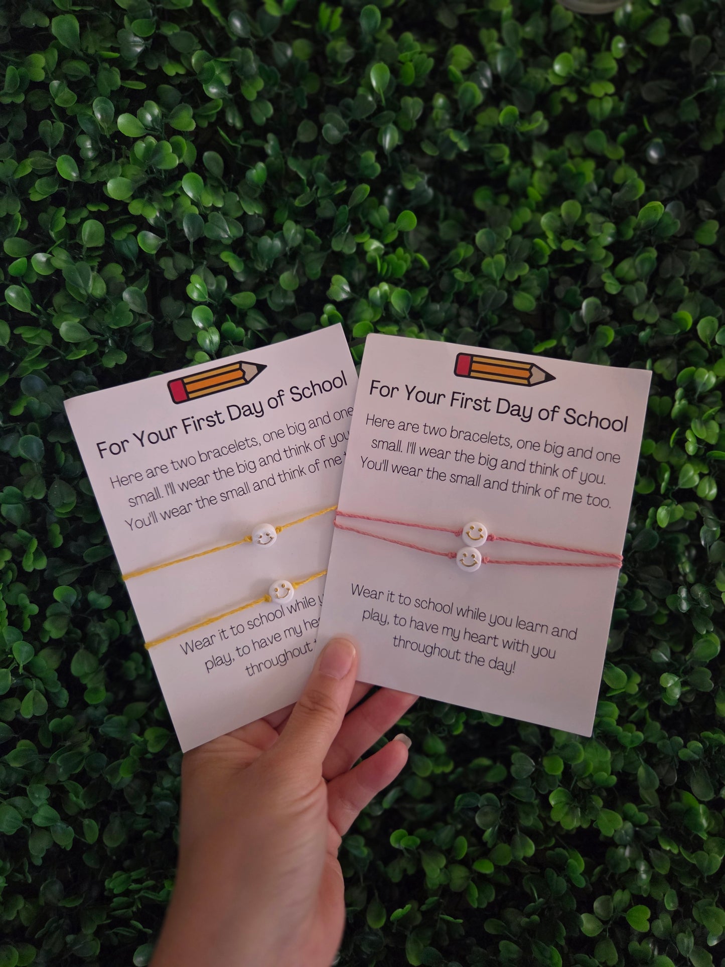 First Day of School Bracelet Set