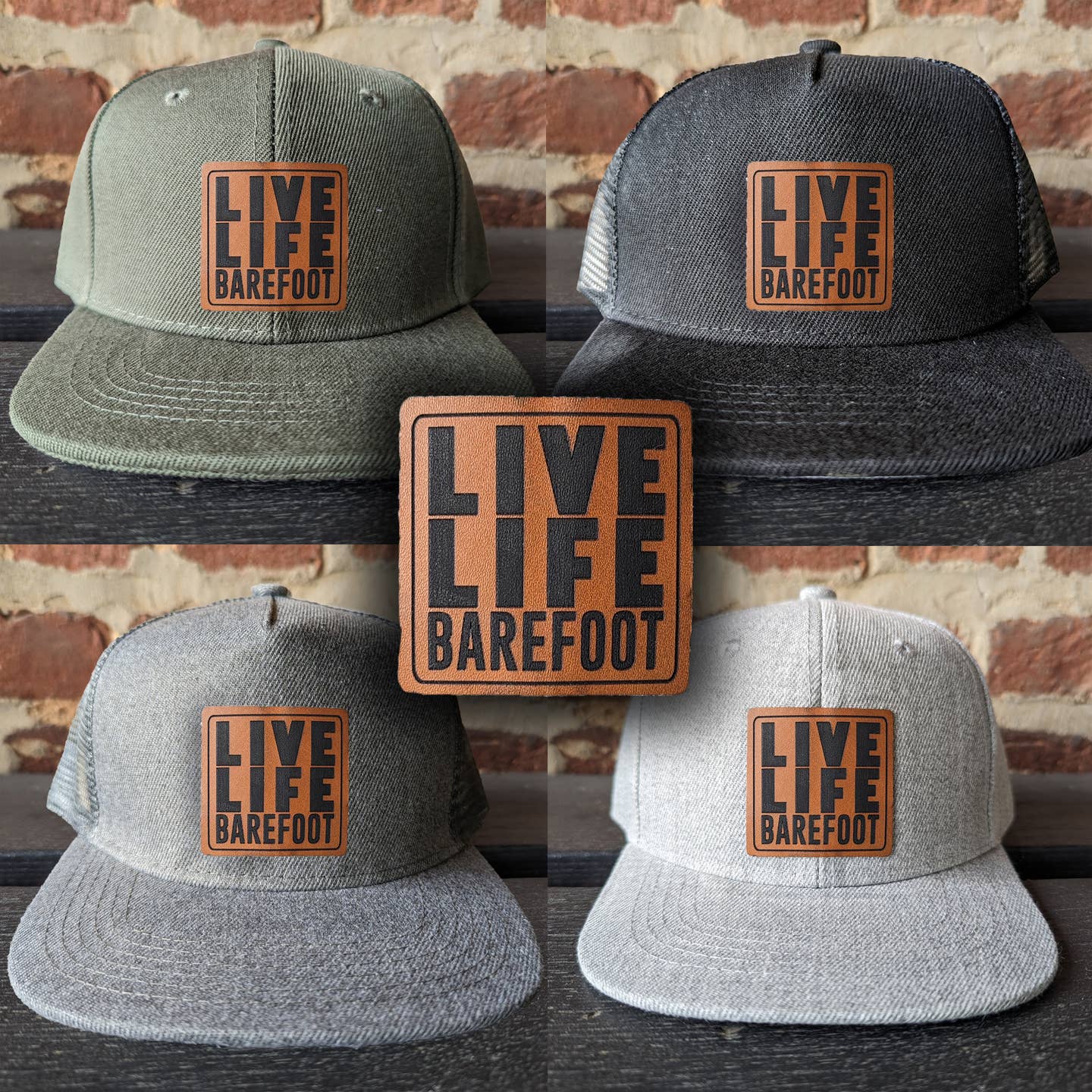 Live Life Barefoot Hat