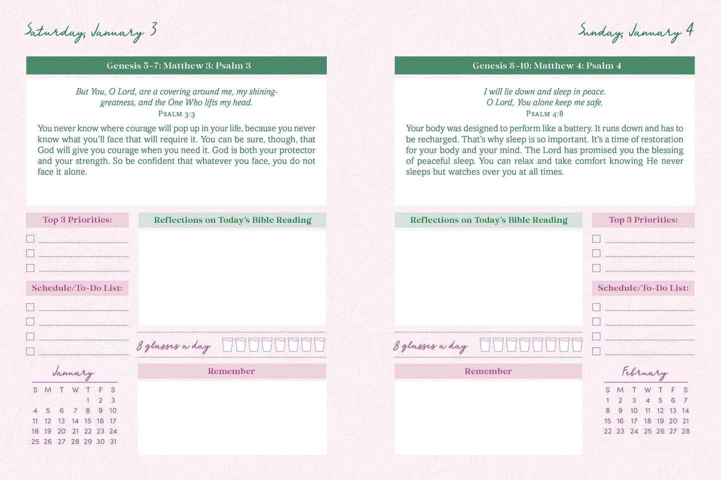 Bible in a Year Planner 2026