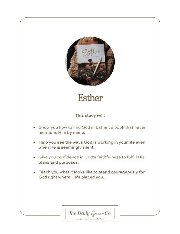 Esther- Seeing God When He is Silent