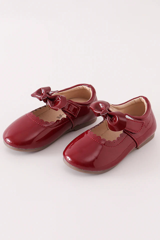 Maroon Mary Janes