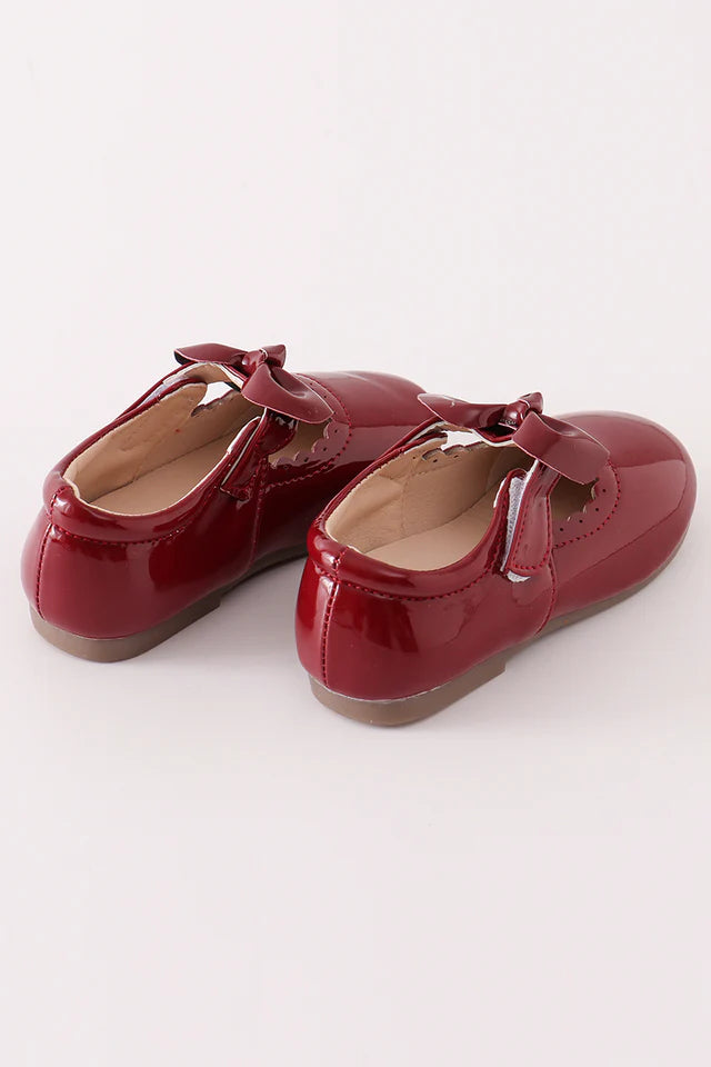 Maroon Mary Janes