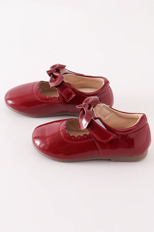 Maroon Mary Janes