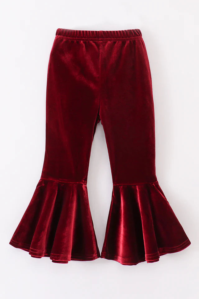 Maroon Velvet Bells