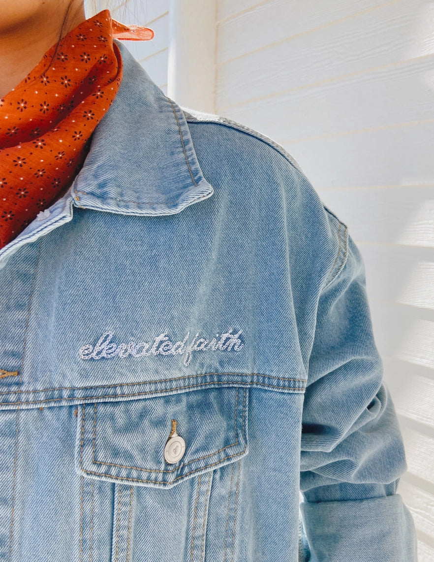 Friend in Jesus Denim Jacket-Adult