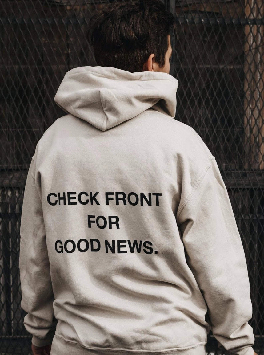 Check Front Hoodie
