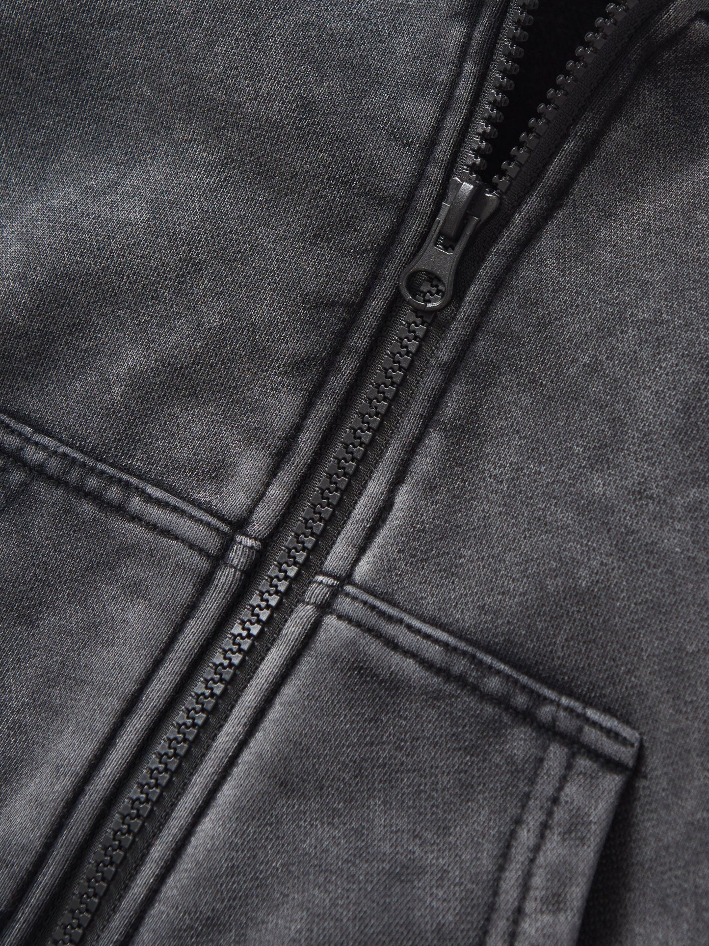 Little Bipsy Acid Wash Zip Hoodie