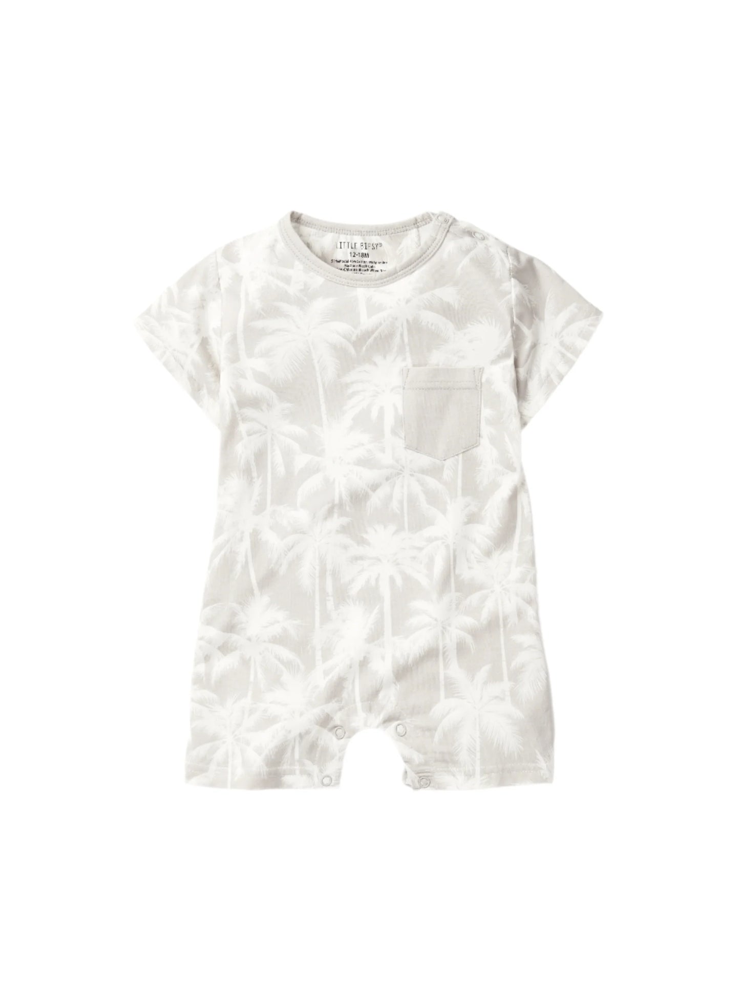 Palm Shortie Romper