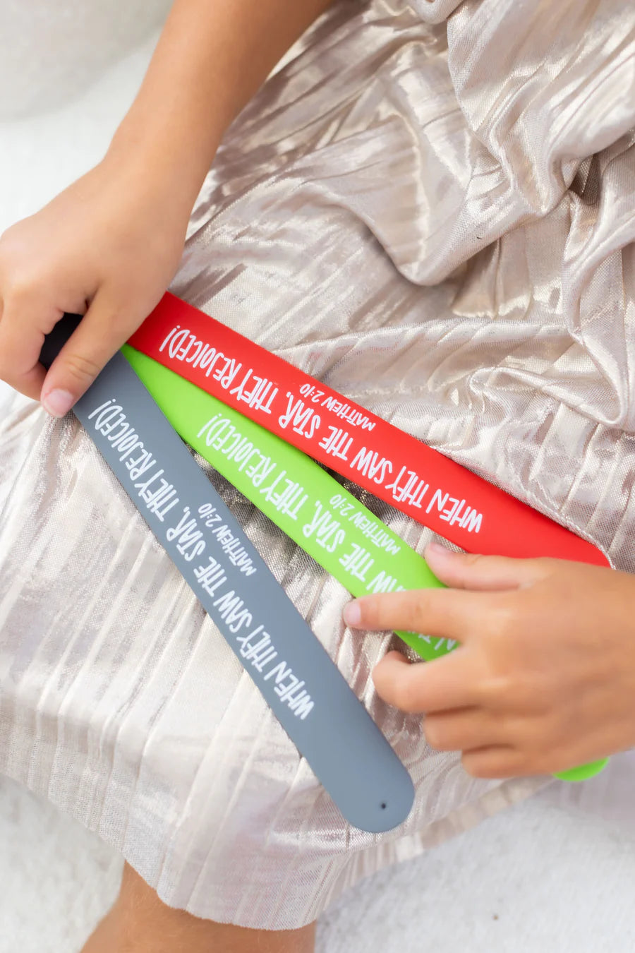 Matthew 2:10 Slap Bracelet