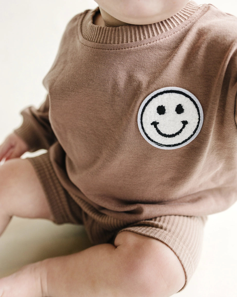 Smiley Biker Set- Mocha