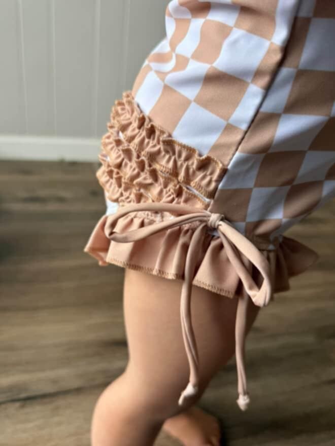 Checkered Swim- Neutral