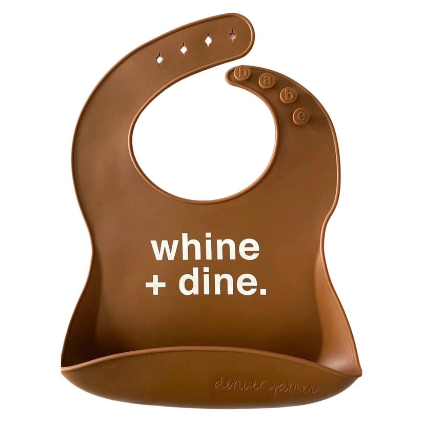 Whine and Dine Bib