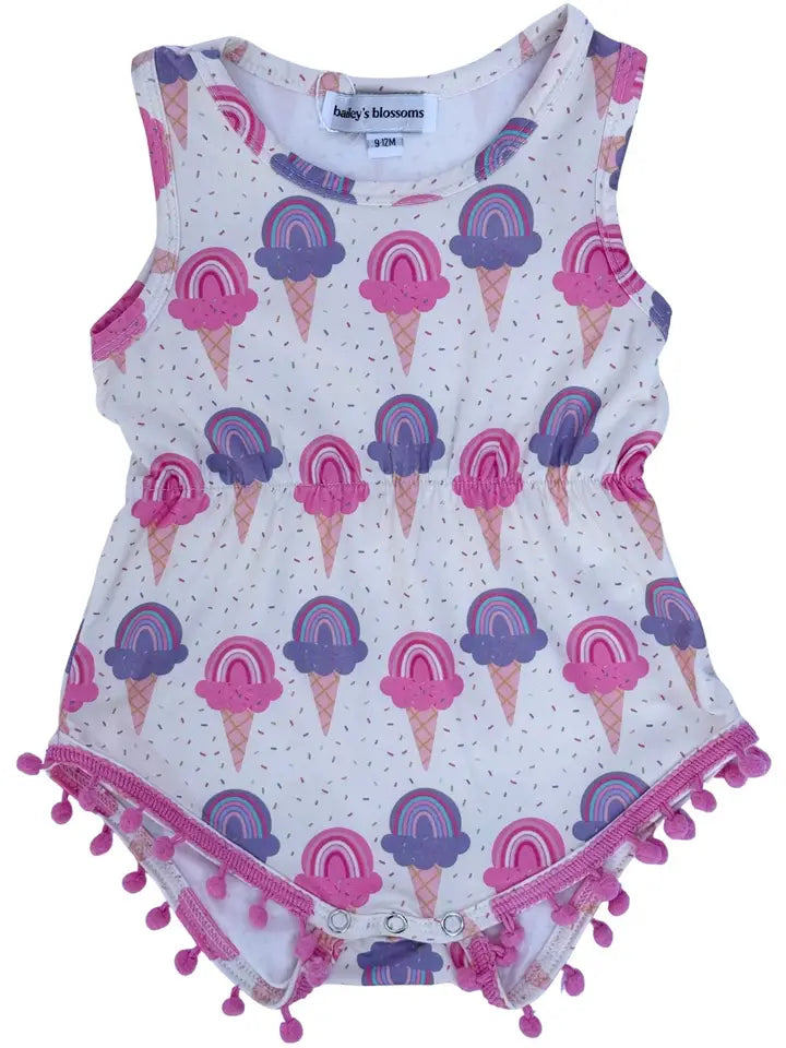 Dillon Pom Pom Romper