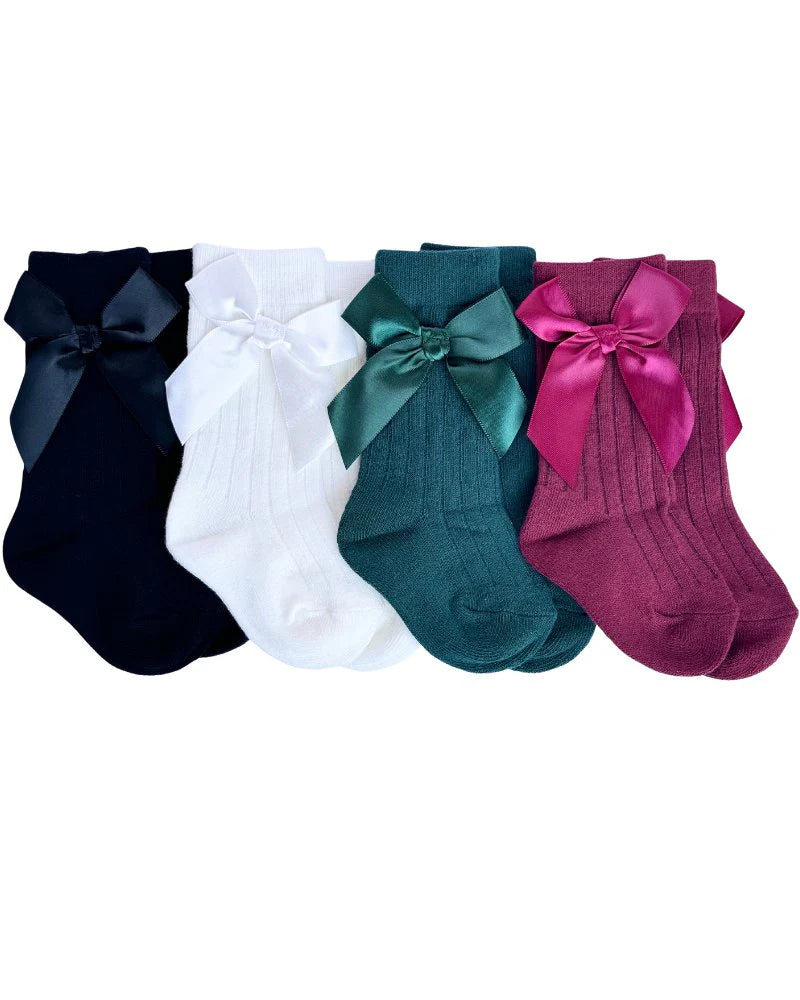 Martha Bow Midi Socks