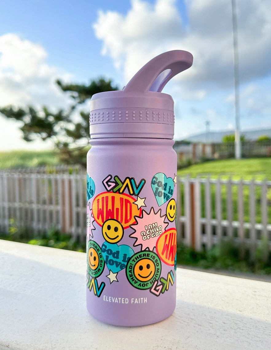 Sticker Collage Water Bottle