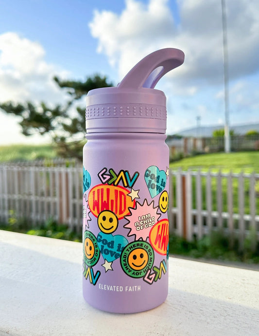 Sticker Collage Water Bottle