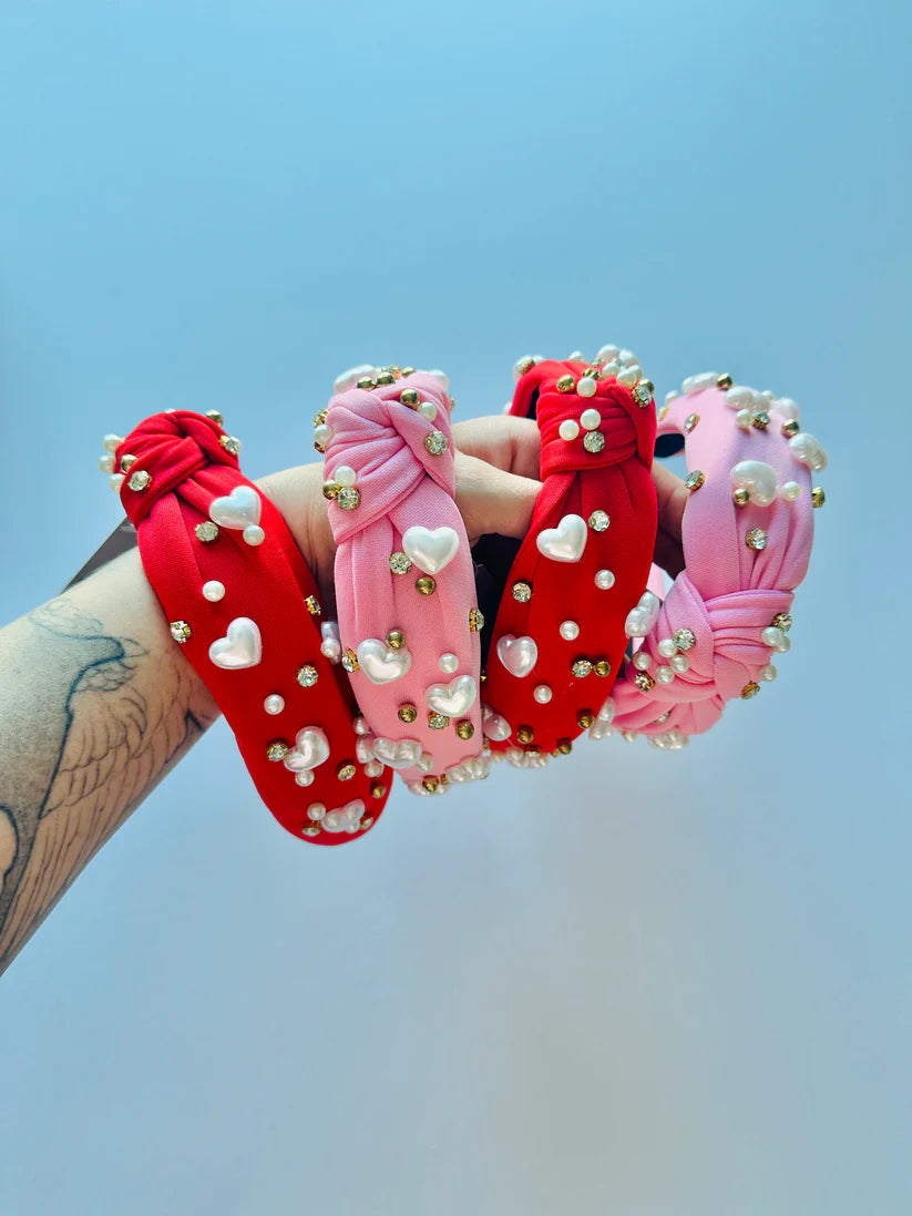 Valentine Hearts Headband