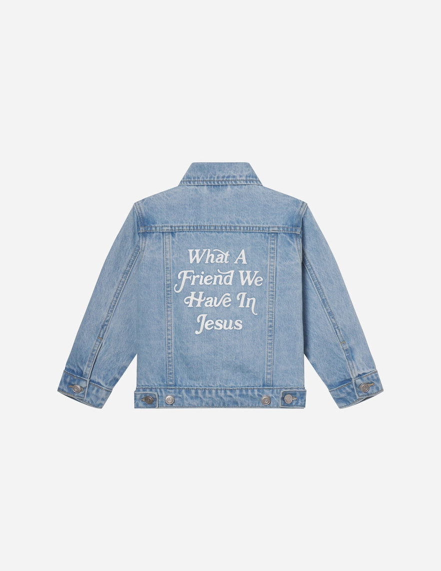 Friend in Jesus Denim Jacket- Kids
