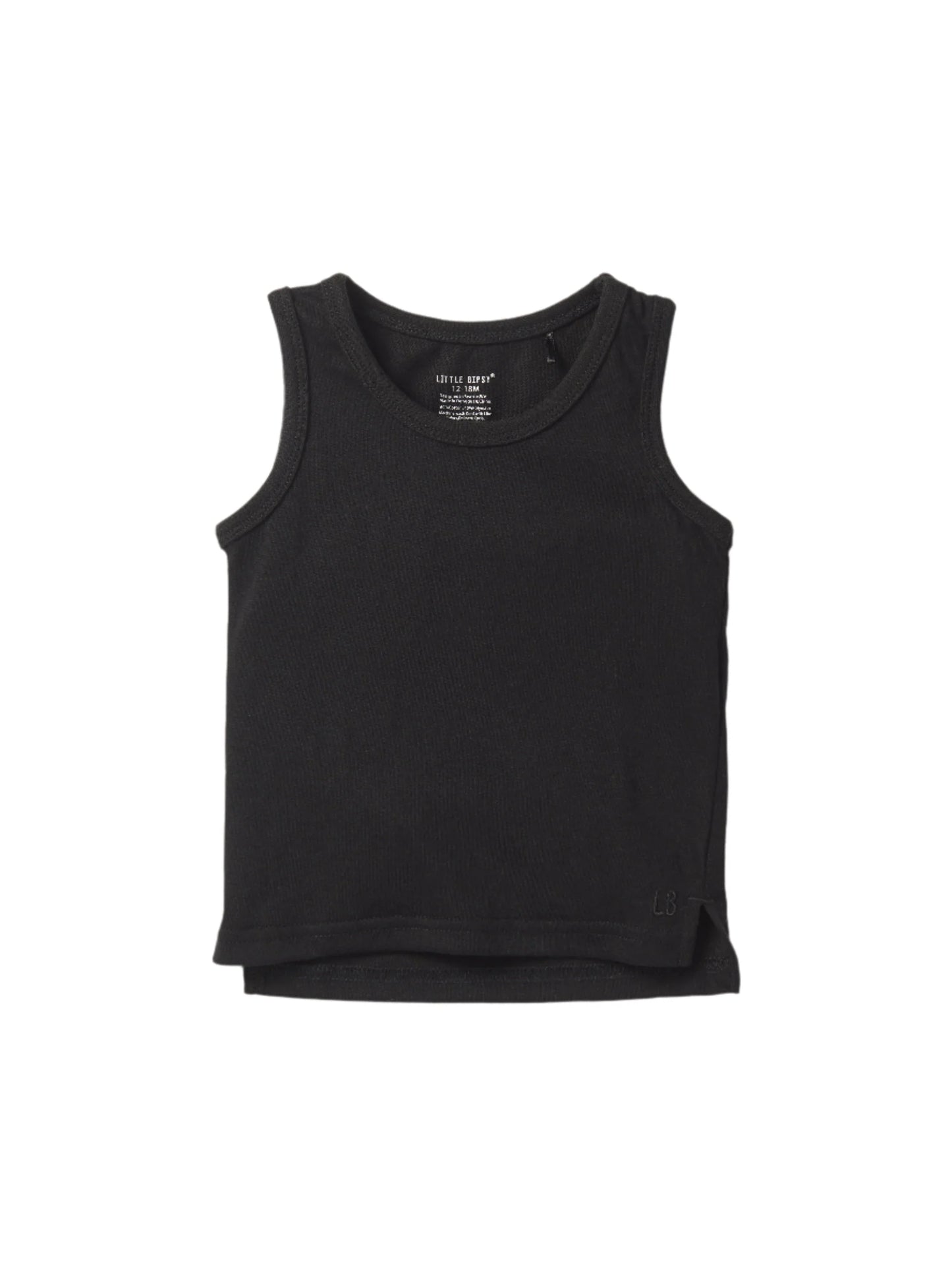 Little Bipsy Elevated Tank- Black
