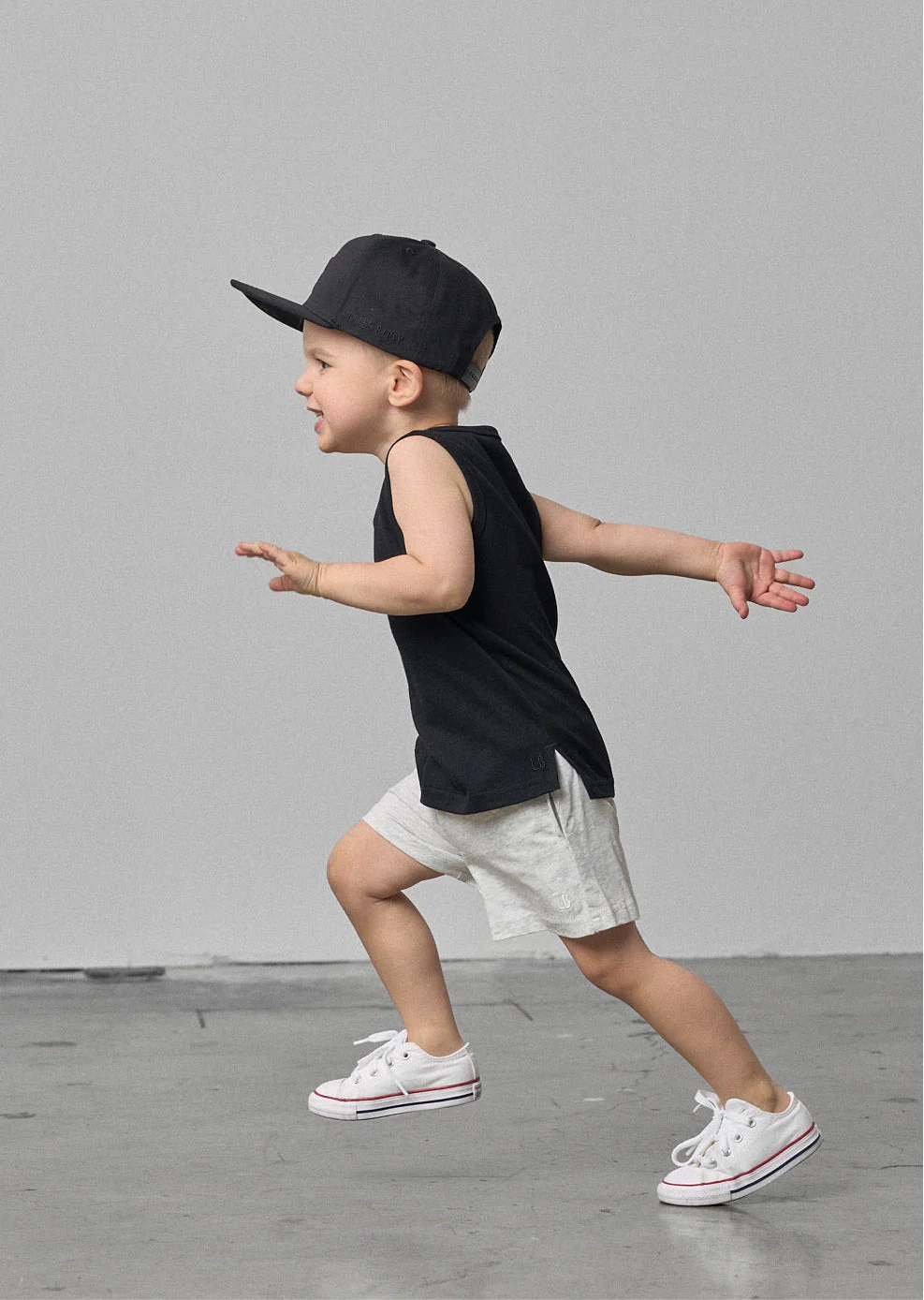Little Bipsy Elevated Tank- Black
