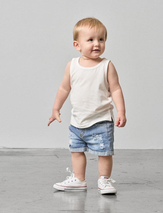 Little Bipsy Elevated Tank- White