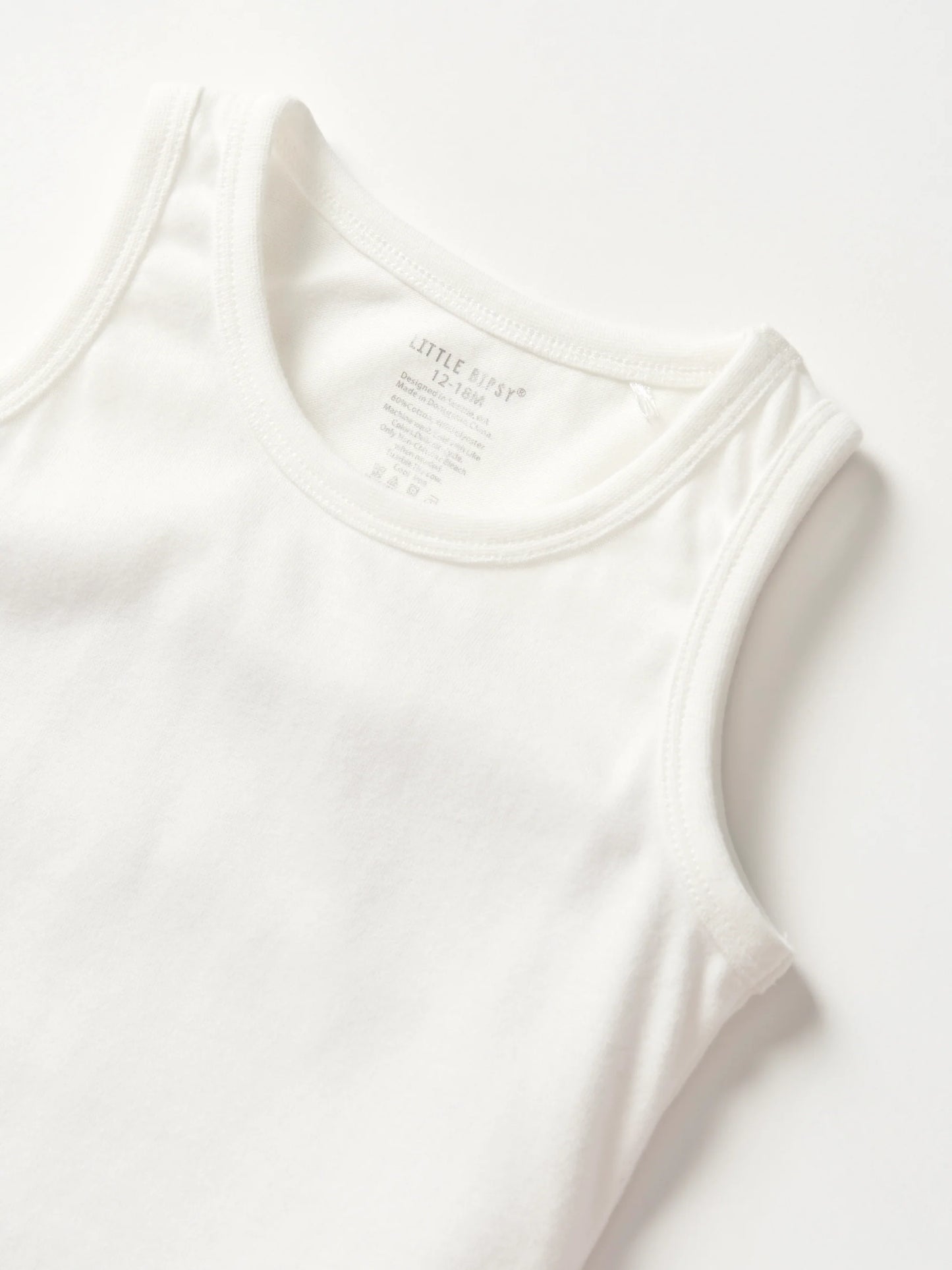 Little Bipsy Elevated Tank- White
