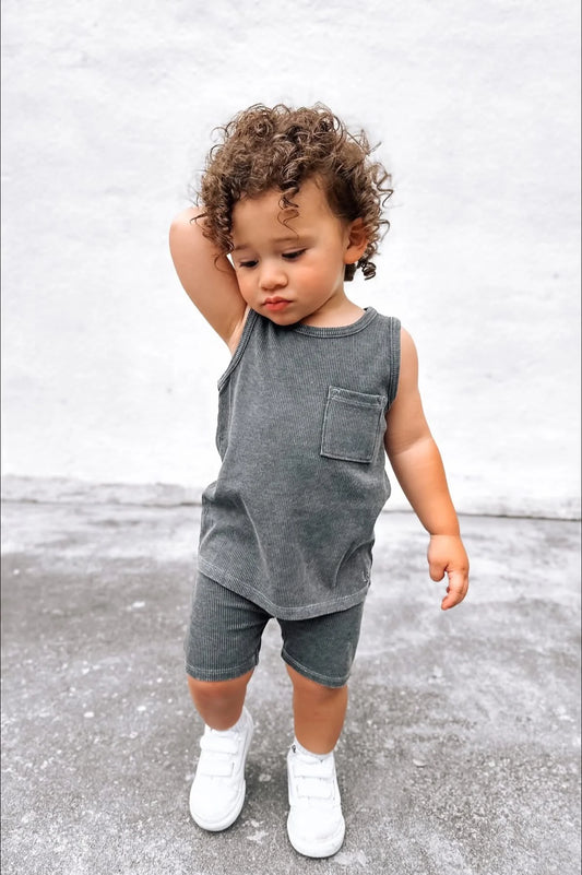 Little Bipsy Acid Ribbed Shorts