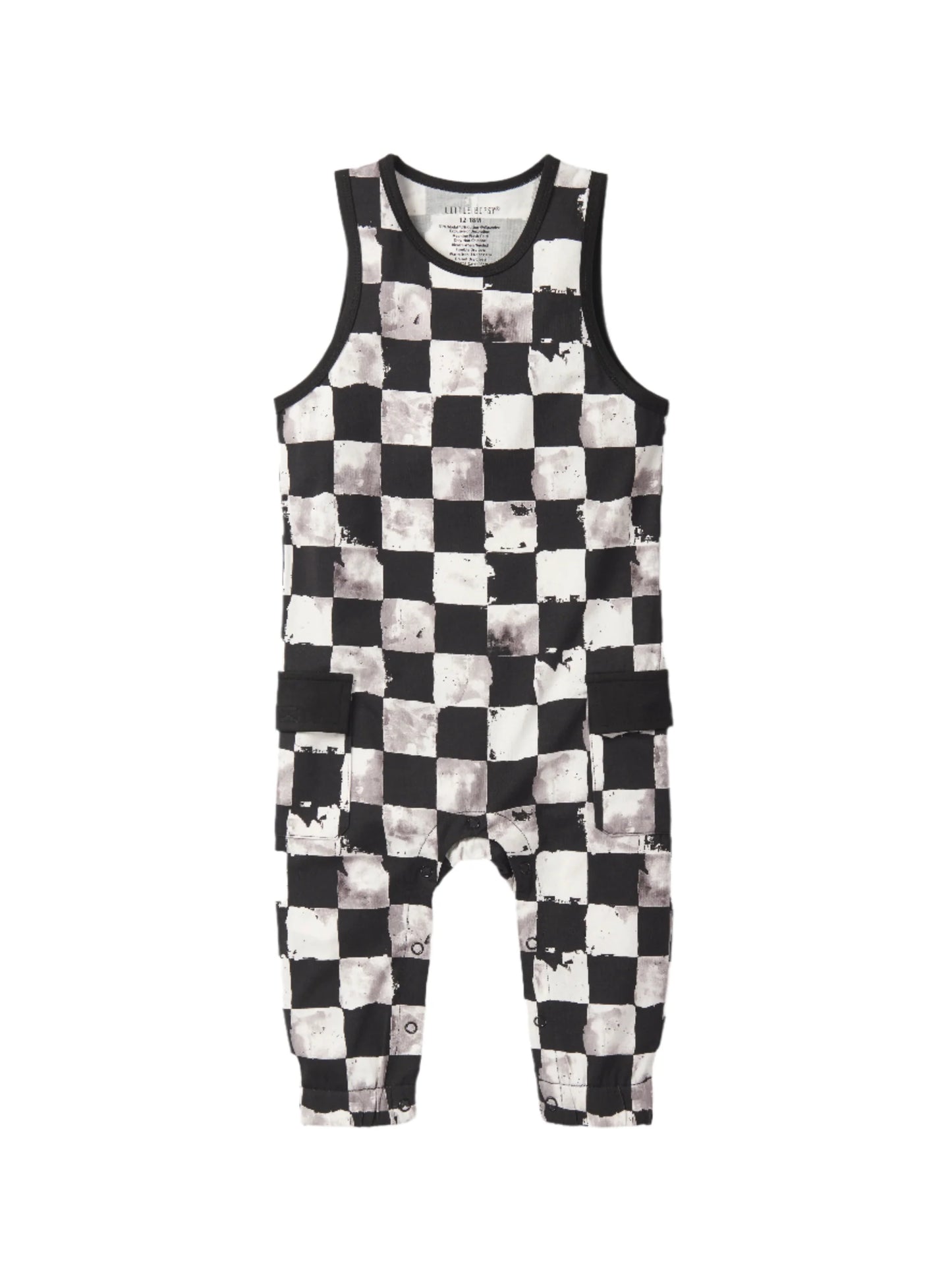 Little Bipsy Checkered Romper