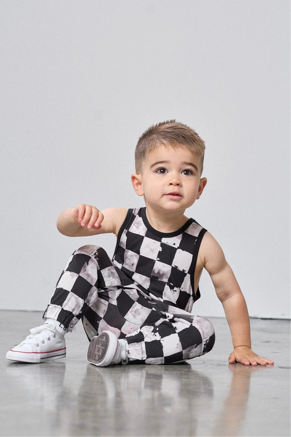 Little Bipsy Checkered Romper