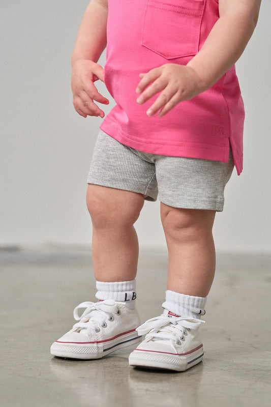 Little Bipsy Ribbed Biker Shorts