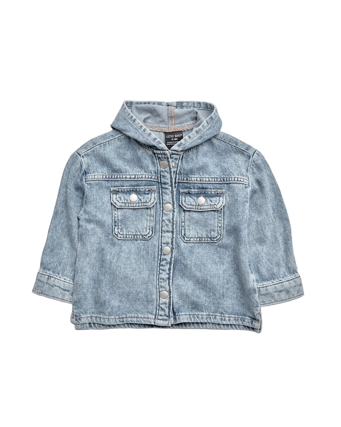 Little Bipsy Hooded Denim Jacket