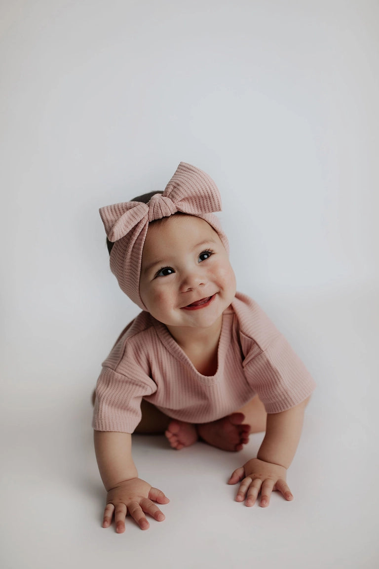 Waffle Knit set- Pink