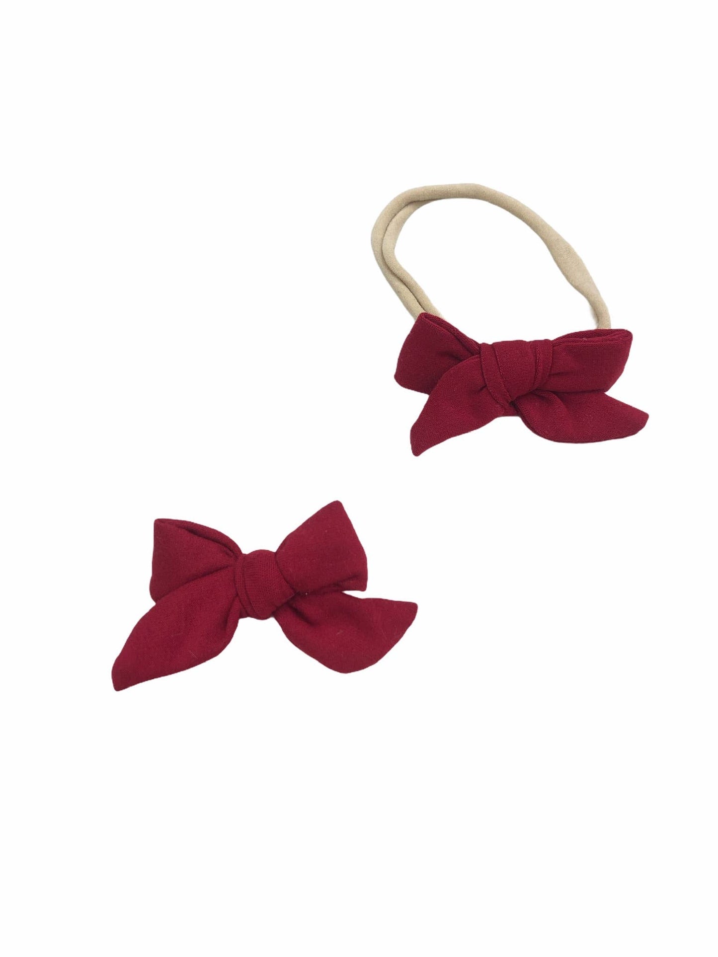 Sailor bow clips/headband