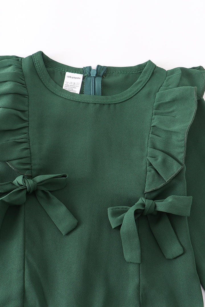 Ruffled Bow Dress