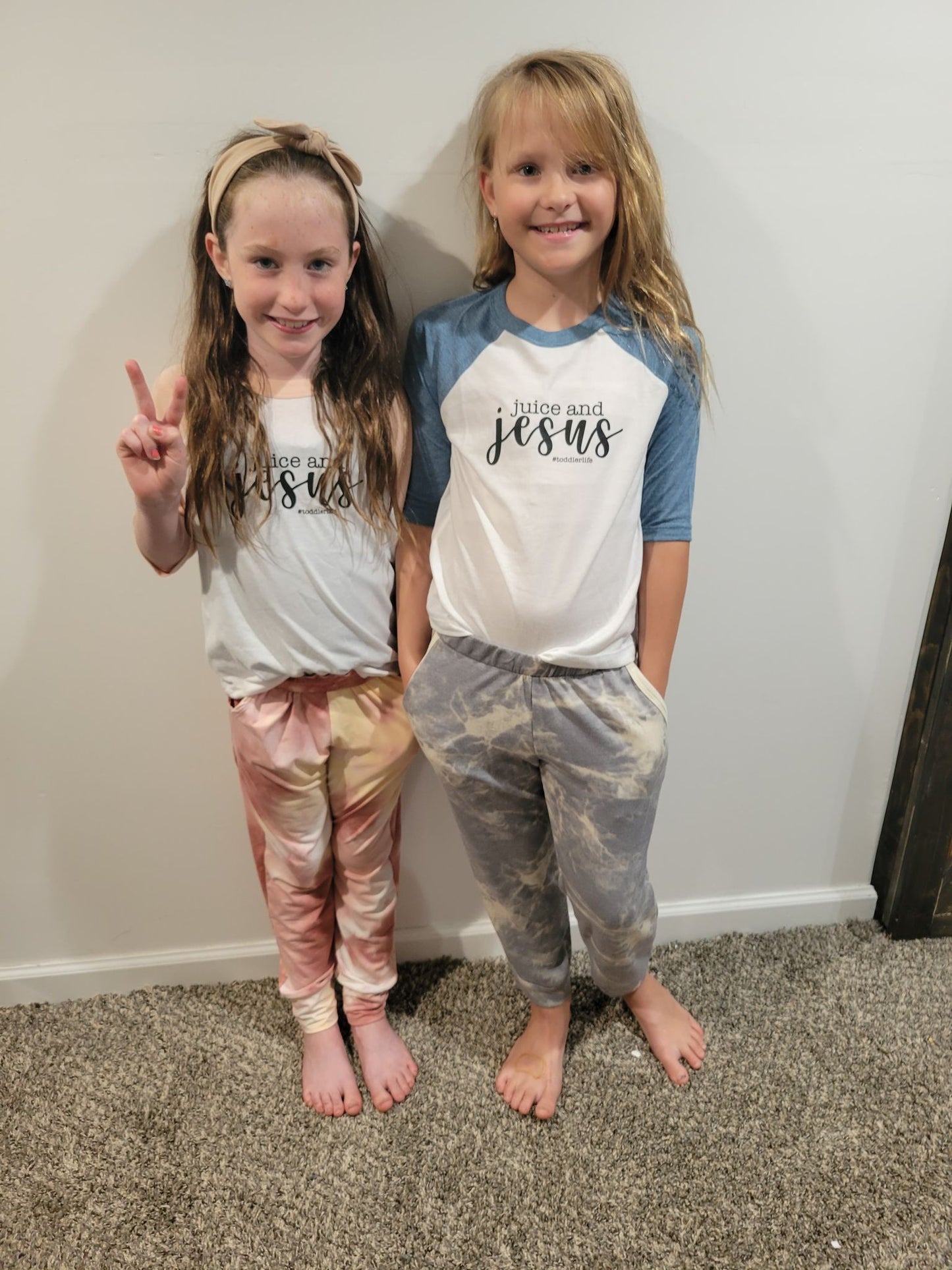 Blue Tie Dye joggers