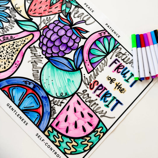 Christian Coloring Mats