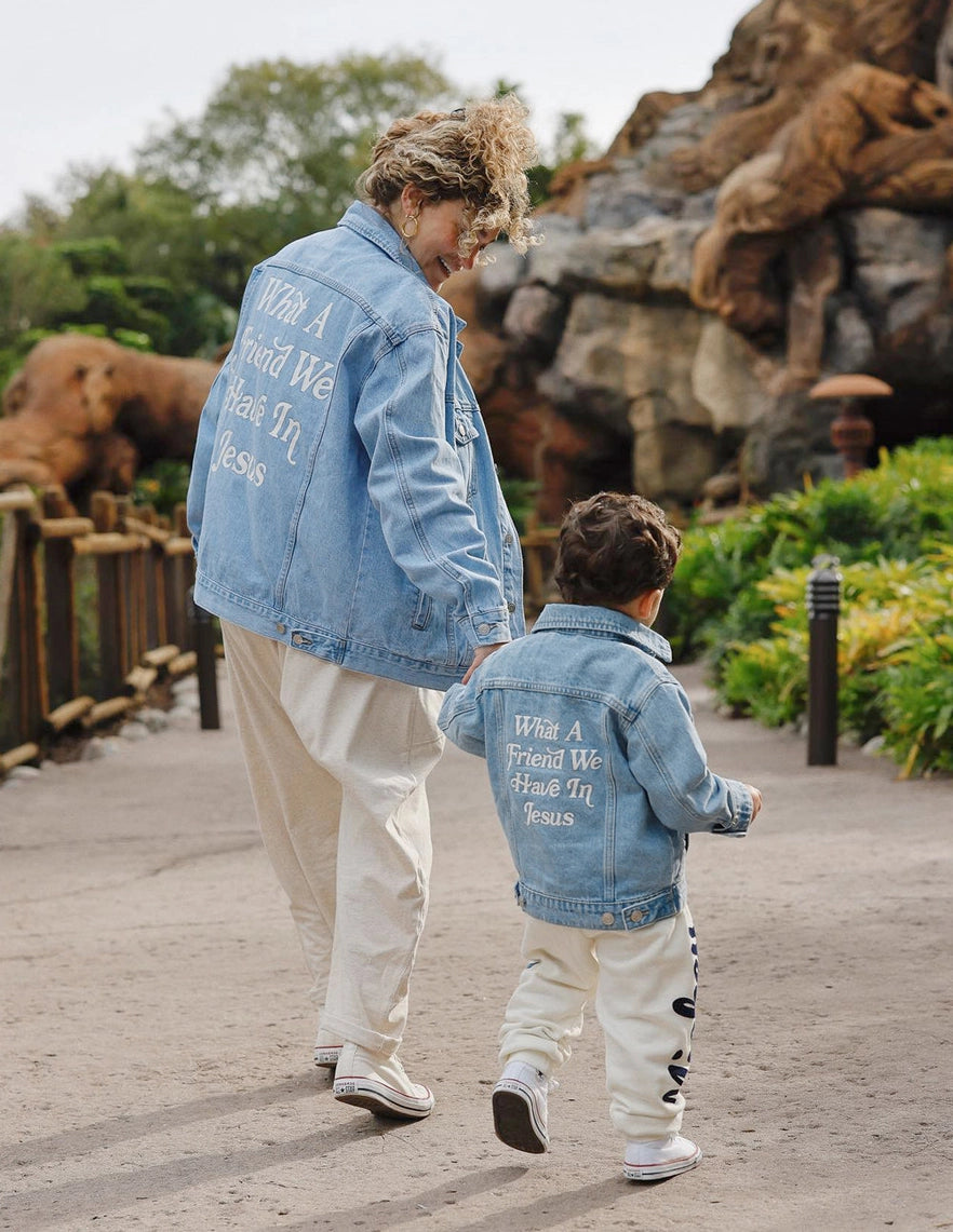 Friend in Jesus Denim Jacket- Kids