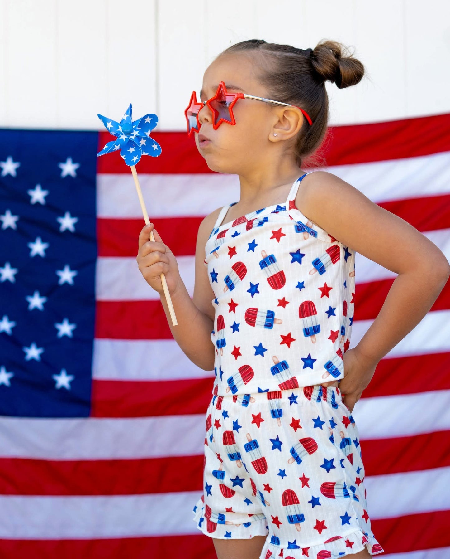 Patriotic Popsicles Top and Bloomers