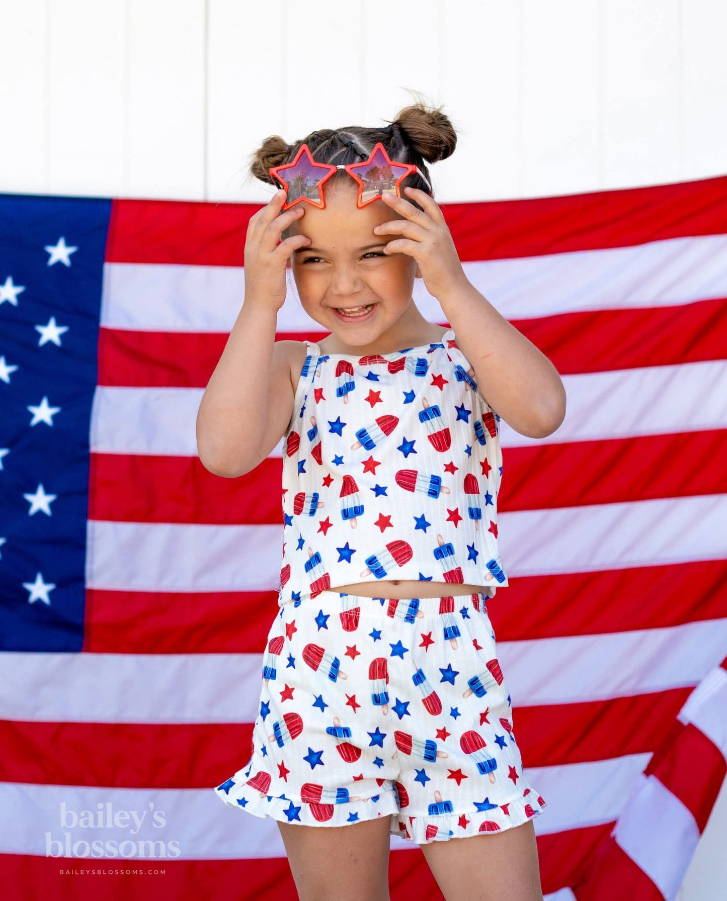 Patriotic Popsicles Top and Bloomers