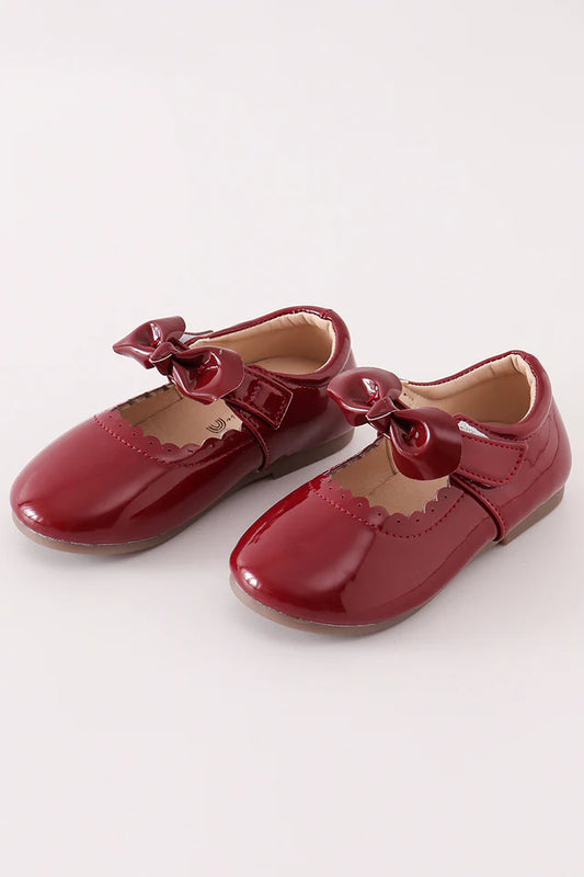 Maroon Mary Janes