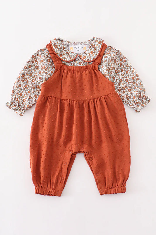 Terracotta Floral Set