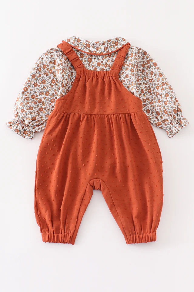 Terracotta Floral Set
