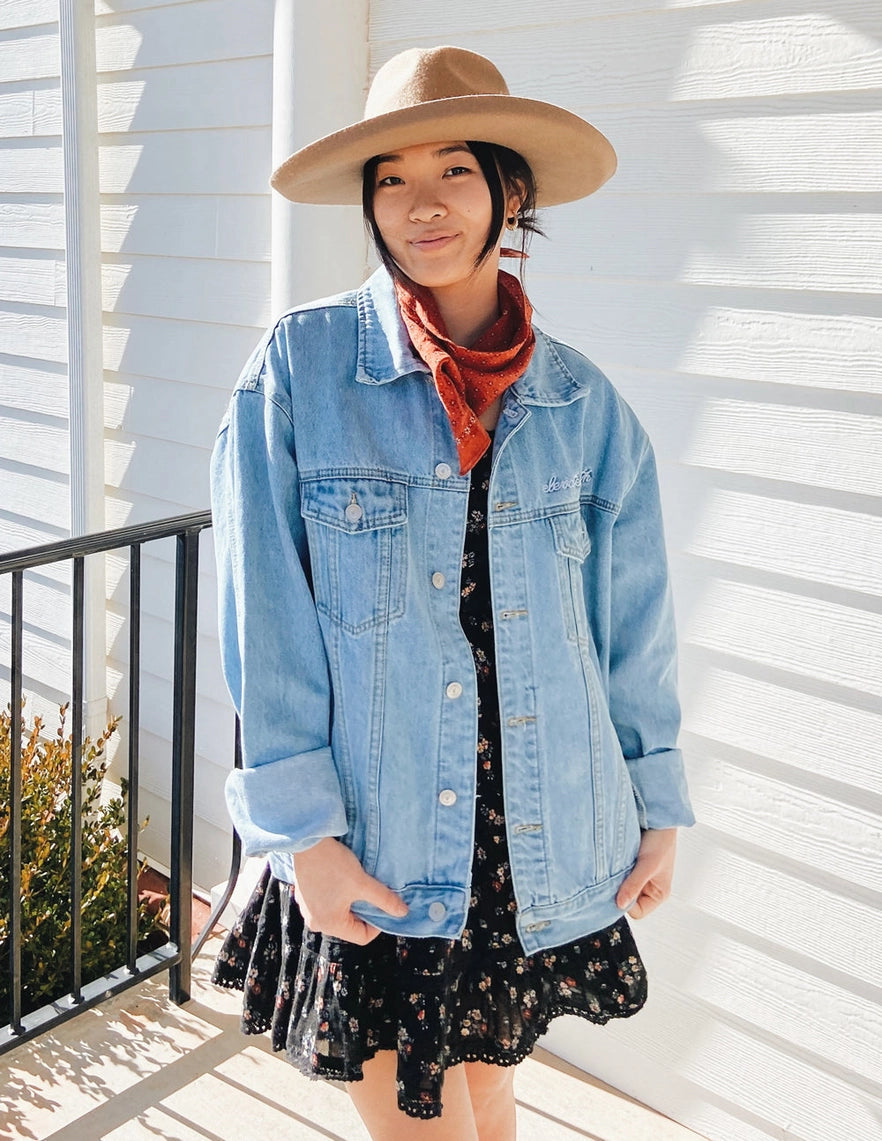 Friend in Jesus Denim Jacket-Adult