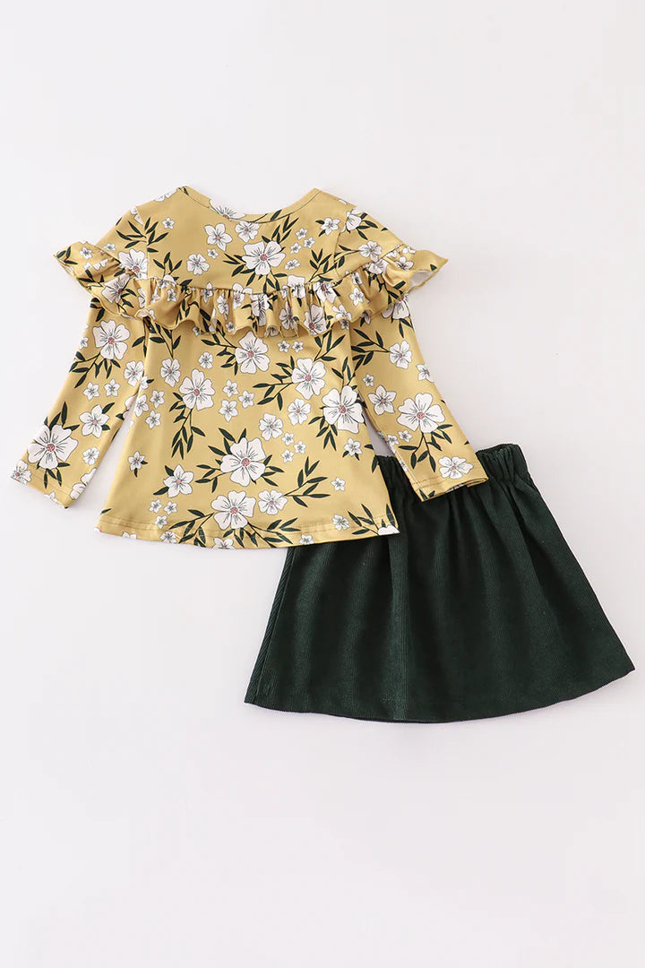 Floral Skirt Set