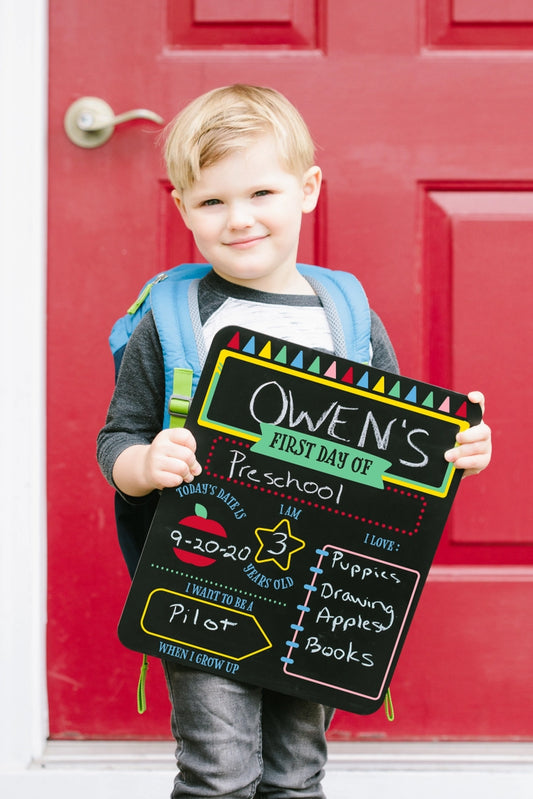 School Day Chalkboard