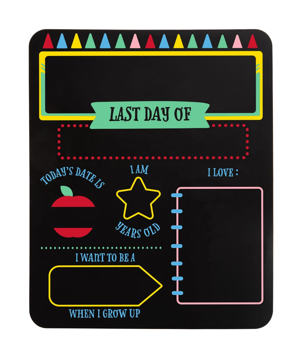School Day Chalkboard