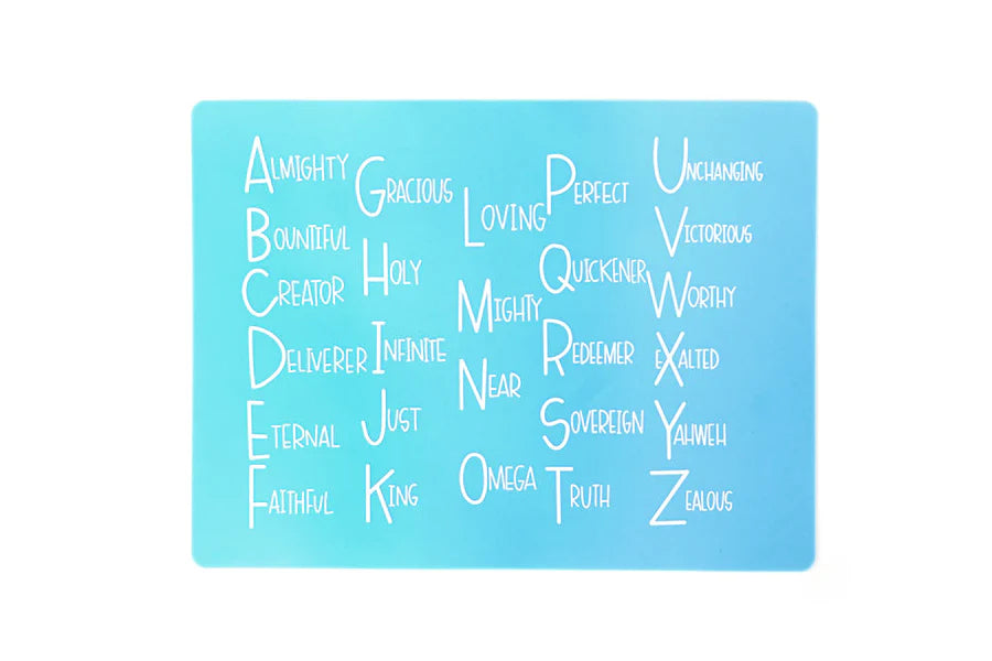 ABC's of God placemat