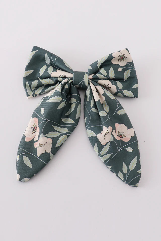 Green Forest Sailor Bow
