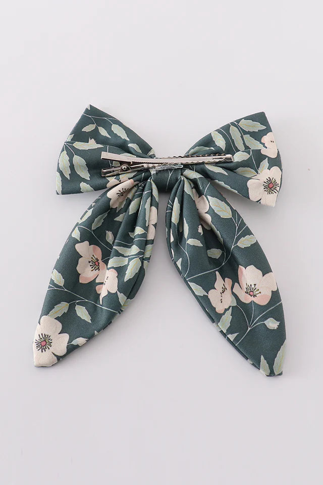 Green Forest Sailor Bow